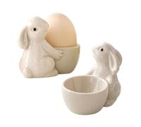 TAOLE Ceramic Egg Cups | Ceramic Egg Holder Cup for Breakfast | Egg Holder Stand for Hard Soft Eggs for Living Room, Bedroom, Bookshelf, Balcony, Study Room