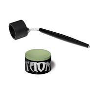 TAOM V10 - Stecca da Biliardo con gessetti, Colore: Verde