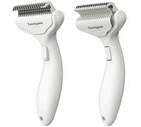 Taomypets Spazzola per Cani Rastrello Autopulente Spazzola per Cani E Gatti per La Perdita Di Pelo. Rimuove Delicatamente I Nodi Del Sottopelo Strumento per La Toelettatura (Bianco)