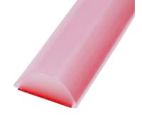 TAOQILE Barriera Doccia Ferma Acqua,Barriera Ferma Acqua per Box Doccia,Silicone Doccia per Barriera Stop Acqua Soglia,Barriera Doccia Autoadesiva,Barriera Ferma Acqua Lavandino (60cm,Trasparente)
