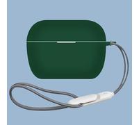 Taoricen Custodia in silicone per Sennheiser ACCENTUM Clip, Copertura totale Antipolvere Custodia protettiva con Gancio + Cordino (Verde)