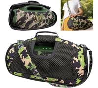 Taoricen Custodia protettiva con Tracolla per JBL BOOMBOX 4 Altoparlante, Portatile Borsa portaoggetti Da esterno Acustico Custodia morbida (Mimetico Verde)