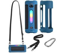 Taoricen Silicone Custodia protettiva per JBL GRIP Altoparlante con Moschettone e Tracolla (Blu)