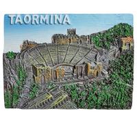 Taormina Messina Sicilia Italia magnete frigorifero souvenir da viaggio decorazione 3D adesivo magnetico artigianale