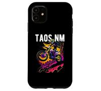 Taos New Mexico Motocross Dirt Bike Moto Design Custodia per iPhone 11