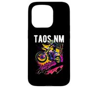 Taos New Mexico Motocross Dirt Bike Moto Design Custodia per iPhone 15 Pro