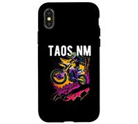 Taos New Mexico Motocross Dirt Bike Moto Design Custodia per iPhone X/XS