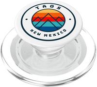 Taos New Mexico Sci Snowboard Sci Sci Gita in famiglia PopSockets PopGrip per MagSafe