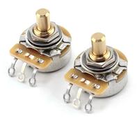 TAOT Custom CTS 250K Pot 1/4" Albero Solido Corto Audio Taper Vintage Dish Back