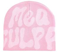 Taowave Cappello da donna Beanie Y2K,MEA Culpa Graphic Beanies Designs,Cappello invernale lavorato a maglia Skull Cap