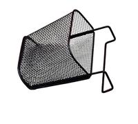 Taoxekoro Organizer multifunzionale da appendere per schermo da ufficio, comodino e postazione di lavoro, cestino organizer da scrivania (nero, 4 cm (adatto per partizioni spesse 2,5-3,5)