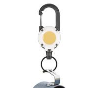 TAP CINGOLO PULL -out - Ruolo chiave | Trailer a chiave con un nastro del | ENTRA DEGLI RETRABILE | Carabiner formato con il cordone d'acciaio tirato fuori | Clip di badge al lavoro di carabinat
