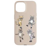 Tap Dance Gatti Amanti dei gatti Appassionati di danza Custodia per iPhone 15