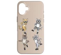 Tap Dance Gatti Amanti dei gatti Appassionati di danza Custodia per iPhone 16 Plus