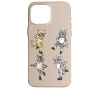 Tap Dance Gatti Amanti dei gatti Appassionati di danza Custodia per iPhone 16 Pro Max