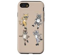 Tap Dance Gatti Amanti dei gatti Appassionati di danza Custodia per iPhone SE (2020) / 7 / 8