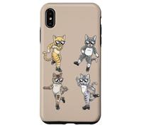 Tap Dance Gatti Amanti dei gatti Appassionati di danza Custodia per iPhone XS Max