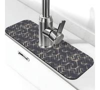 Tap Tap Tap Motivi Geometrici Labirinto Per Lavello Cucina Assorbente Ad Asciugatura Rapida Stuoia di Rubinetto Antischizzi Bel Tappeto di Scarico Per Lavello Cucina