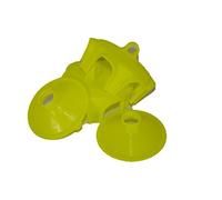 TAP-TRAP 8017020 Trap Tappo Trappola per INTITI E LUMACHE da Usare con I VASI在VETRO da CONSERVAZIONE Confezione da 2 Pezzi Repel-pesticidi, Yellow