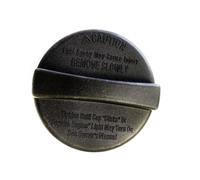 Tapa de tanque de combustible Gates 31838, sin rosca, con cierre giratorio de leva r pida, negra, de 2,78 pulgadas