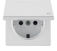 Tapa SCHUKO con tapa, Q.x, prot inf, blanco polar