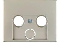 Tapa toma TV 2 o 3 sal. K.x acero