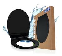 Sedile Copri Wc In Termoplastica Chiusura Soft Nero