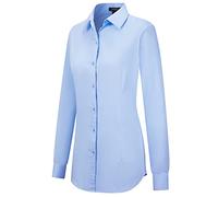 Tapata Camicie abbottonate da Donna Camicette a Maniche Lunghe dal Taglio Classico Top Elasticizzati per Lavoro Business Casual Elegante, Azzurro, X-Large