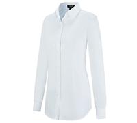 Tapata Camicie abbottonate da Donna Camicette a Maniche Lunghe dal Taglio Classico Top Elasticizzati per Lavoro Business Casual Elegante, Bianco, Small
