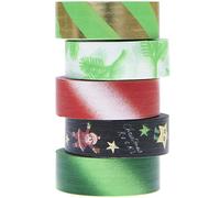 Tape 1.5cmx10mt Set X5pz Christmas Rocks Airbrush | Rico Design