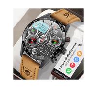 (Tape black shell) BANGWEI Smart Watch with Bluetooth Calling IP68 Waterproof Fitness Watch for Men Women Black