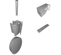 Tape Dispenser for 48-50mm Industrial Rolls - Heavy Duty with Cutting System