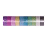 Tape Set 1.5cmx5mt 10pz Glitter Multicolor | Rico Design