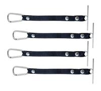 Tape Thong - Set di 4 supporti per cinture utensili | Organizer per attrezzi con striscia a clip per magazzino costruzione piastra in gesso automobilistica elettrista