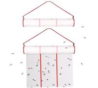 Tape volare 2 pcs 13.12 piedi rotolo di carta volare appiccicoso orizzontale o verticale trappola per trappola per pendenza per outdoor/interno serra stalle giardino