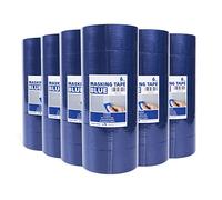 TAPEBEAR Nastro Adesivo Da Pittore Blu Per Dipingere, Nastri Per Mascheratura Multiuso,Bordi Puliti, Nessun Residuo, 48mm X 55m, 36 Rotoli