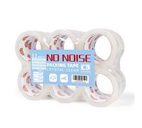 TAPEBEAR Nastro da Imballaggio Forte e Silenzioso, 48mm X 50m Trasparente Nastro Adesivo Pacchi 12 Rotoli per Sigillare, Spedizioni, Traslochi