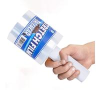 TAPEBEAR Pellicola Imballaggio Trasparente 10cm x 305M, Pellicola Estensibile Con Manico Per Pallet, Materiali in Movimento e Pellicola Termoretraibile, Confezione, Traslochi e Spedizioni