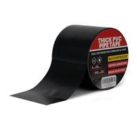 TAPEBEAR PVC Nastro Sigillante per Riparare Tubi, 100mm x 30m Extra forte Nero Impermeabile Nastro Tubo Di Avvolgimento, Anticorrosivo Per Tubo di scarico, prova di perdite