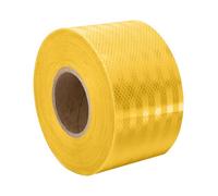 Tapecase giallo micro prismatico coprente nastro riflettente convertito da 3 m 3431, 6,3 cm x 45,7 m