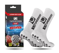 Tapedesign Allround Socks “Classic”, Calzini Unisex, Bianco, Taglia Unica