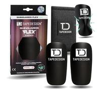 TAPEDESIGN - Mini parastinchi da calcio per bambini e adulti - Ultraleggero e flessibile per una vestibilità perfetta - appena percettibile e morbido - Parastinchi piccolo - Shin Pads