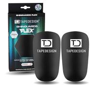 TAPEDESIGN - Parastinchi - Ultraleggero e flessibile per una vestibilità perfetta - appena percettibile e morbido - Bambini e Adulti - Calcio - Mini parastinchi - Parastinchi - Piccolo