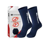 Tapedesign - "Superlight - 1 paio di calzini da calcio antiscivolo, ultraleggeri con gommini gommati (unisex) - Calzini sportivi con presa per uomo e donna - Calzini da calcio antiscivolo traspiranti