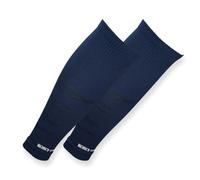 Tapedesign - TUBES PRO 1 paio di calzettoni da calcio (senza calzini), blu navy per donne, uomini e bambini - maniche da calcio per parastinchi - Calze da calcio lunghe - Calze da calcio (taglia