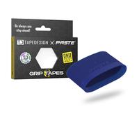 TAPEDESIGN - Supporto per parastinchi Grip Tapes in silicone, da calcio, da uomo, da donna, colore: blu navy
