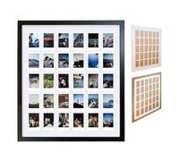 Tapeera Cornice portafoto multipla nera, decorazione da parete per Fujifilm Instax Mini, 30 aperture, cornice grande per collage di foto da parete, mini cornice da parete, non compatibile con