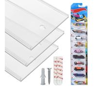 Tapeera Espositore da Parete per Modellini di Auto - Contiene Fino a 30 Modelli, Compatibile Con Hot Wheels e Scatola di Fiammiferi - Confezione da 3