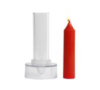Taper Candle Mold - Reusable Pillar Christmas Candle Molds | Non-Stick Crafting Tools for Handicraft Enthusiasts Women Adults Crafting Project Home Decorations Indoor Church