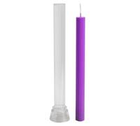 Taper Candle Wax Molds - Trasparente PC | Long Pole Aromatherapy Candle Mold | DIY Candles Making Tool For Aromatherapy Wax Home Decoration Gift and Creative Craft Projects